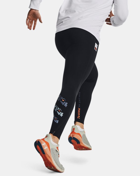Men's UA Run Like A... Tights in Black image number 2